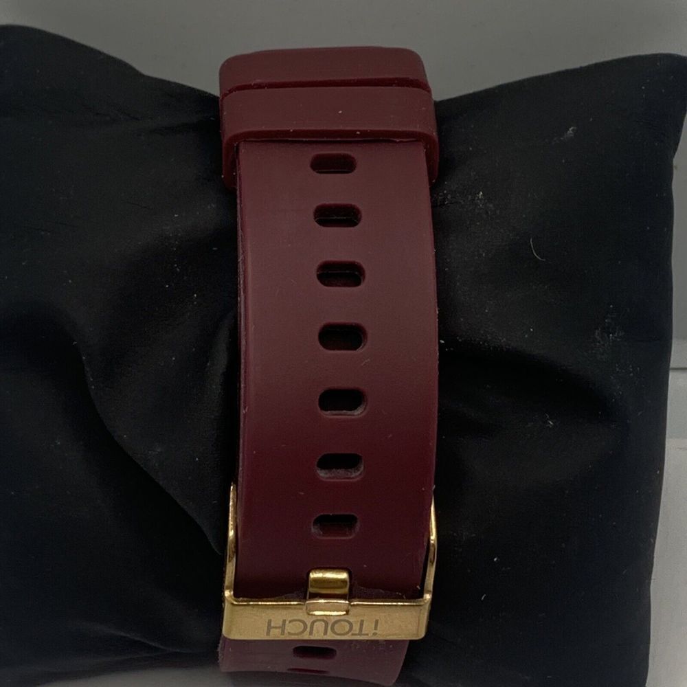 ITouch Sport IT42003R02I-031 Burgundy Silicone Strap Touchscreen SmartWatch QU17 - Picture 5 of 9